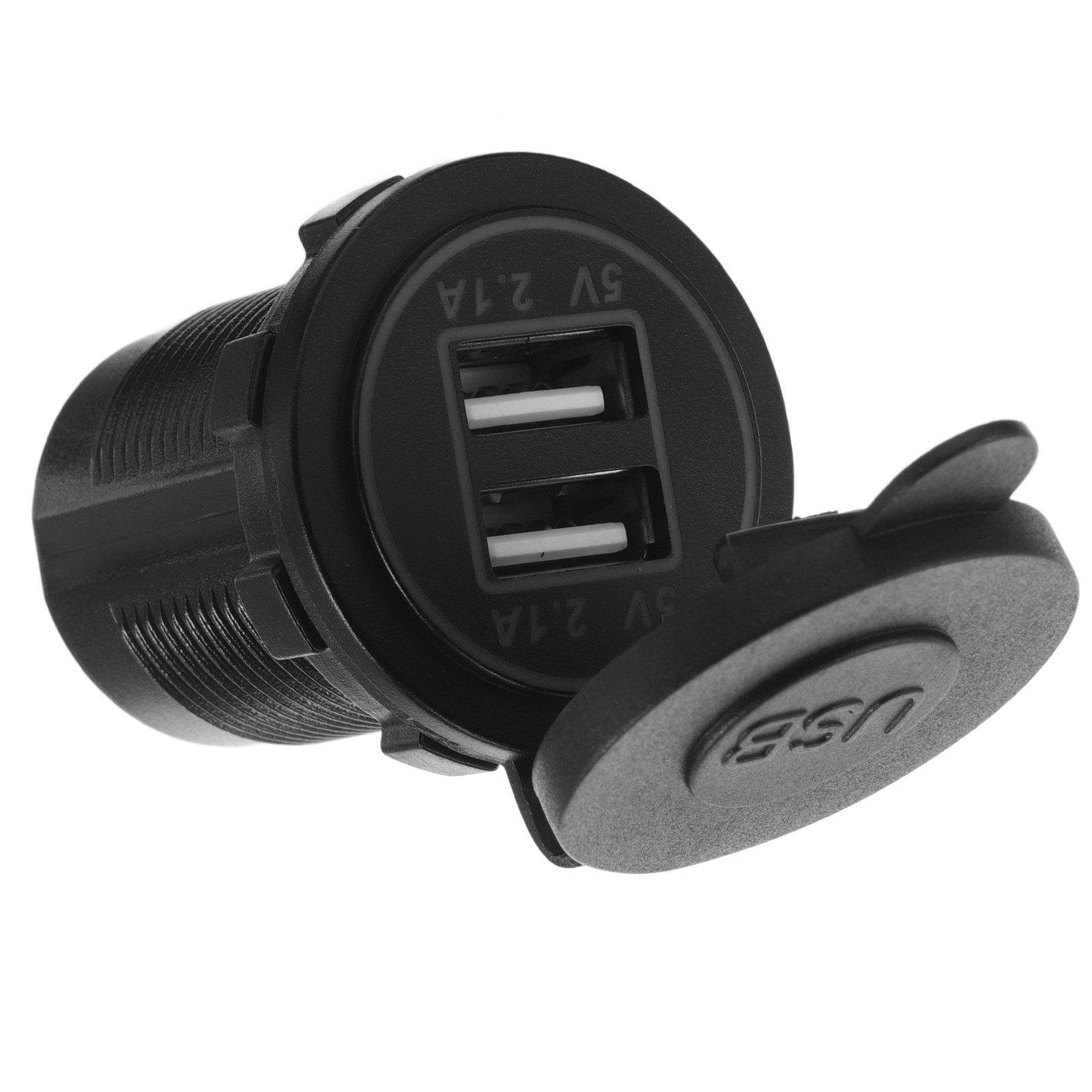 Outdoor Power Adapter - Waterproof Dual USB Motorcycle Phone Charger