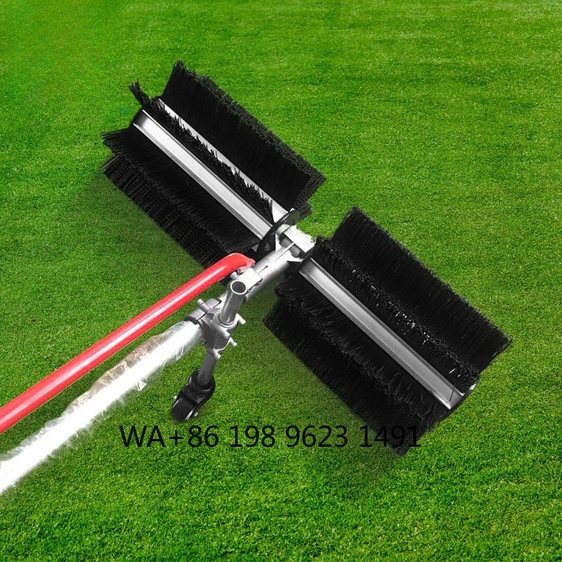 Outdoor Power Broom - Hand-held Lawn Brush Sweeper Artificial Grass