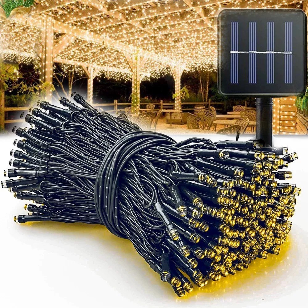 Solar Powered Fairy string Lig - Outdoor Solar Power Xmas Lights บทวิจารณ์และราคา