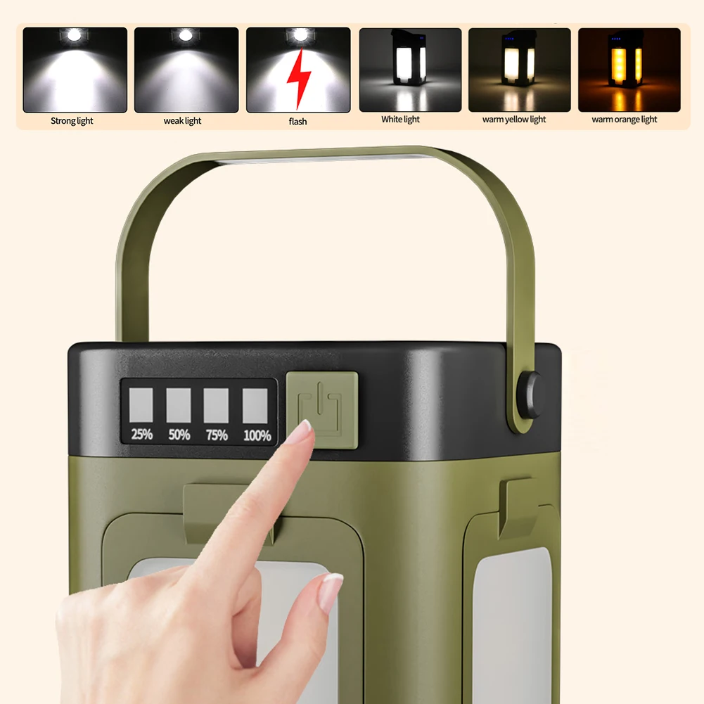 Solar Outdoor Portable Camping - Outdoor Power For Lights บทวิจารณ์และราคา