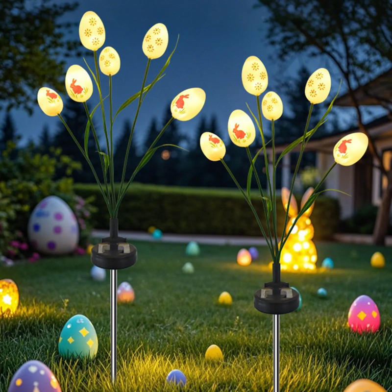 Solar Powered Decorations Outd - Outdoor Yard Power Stake บทวิจารณ์และราคา