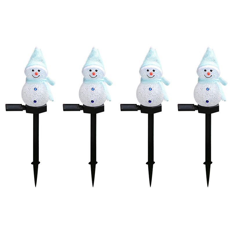 N84R 4X Snowman Solar Lights C - Outdoor Solar Power Xmas Lights บทวิจารณ์และราคา