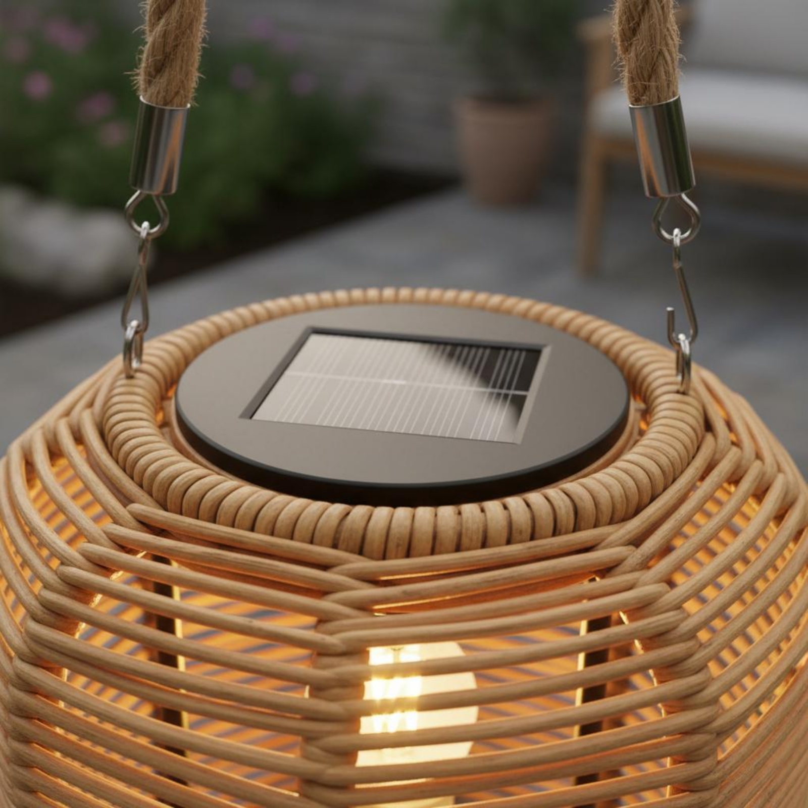 Handwoven Solar Lantern Braide - Outdoor Power For Lights บทวิจารณ์และราคา