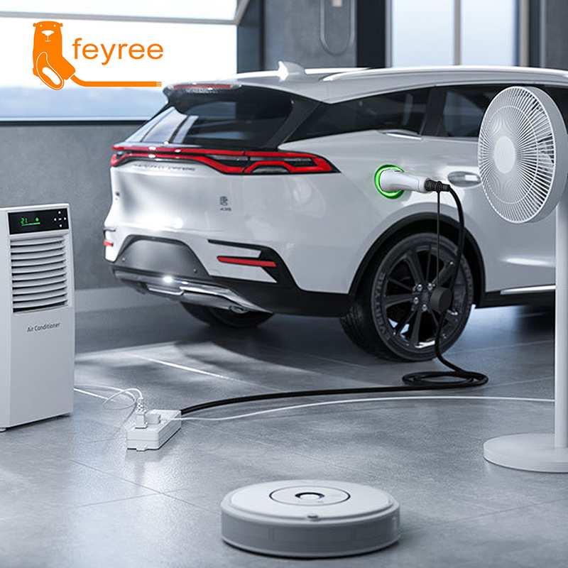 feyree V2L Cable Electric Car  - Outdoor Power Adapter บทวิจารณ์และราคา