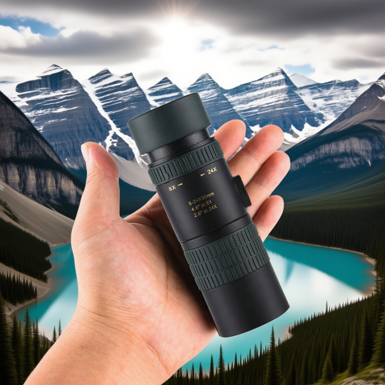Powerful 8-24X30 Monoculars HD - Quality Outdoor Power บทวิจารณ์และราคา
