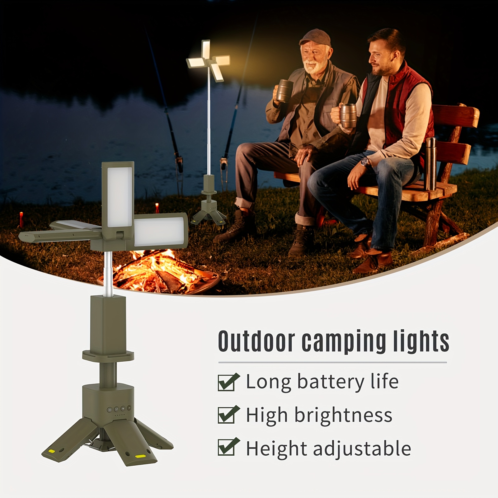 Camping Lantern, 14000mAh Rech - Outdoor Power For Lights บทวิจารณ์และราคา