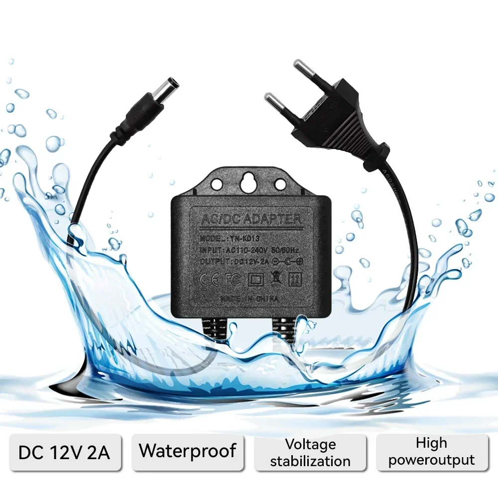 Power Adapter  DC12V 2A Waterp - Outdoor Power Adapter บทวิจารณ์และราคา