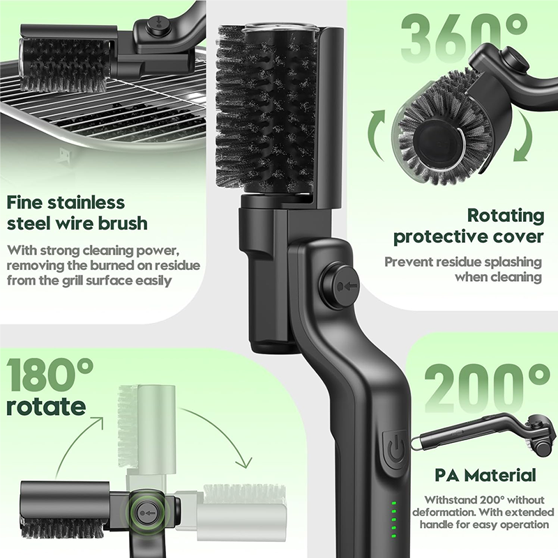 Electric Grill Brush For Outdo - Outdoor Power Grill บทวิจารณ์และราคา