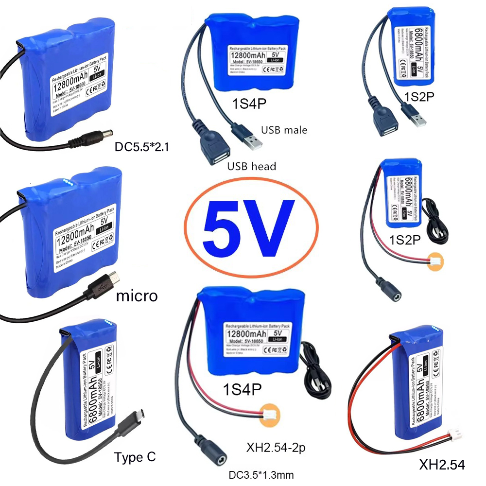 5V 18650 Lithium Battery 12.8A - Outdoor Power Amplifier บทวิจารณ์และราคา