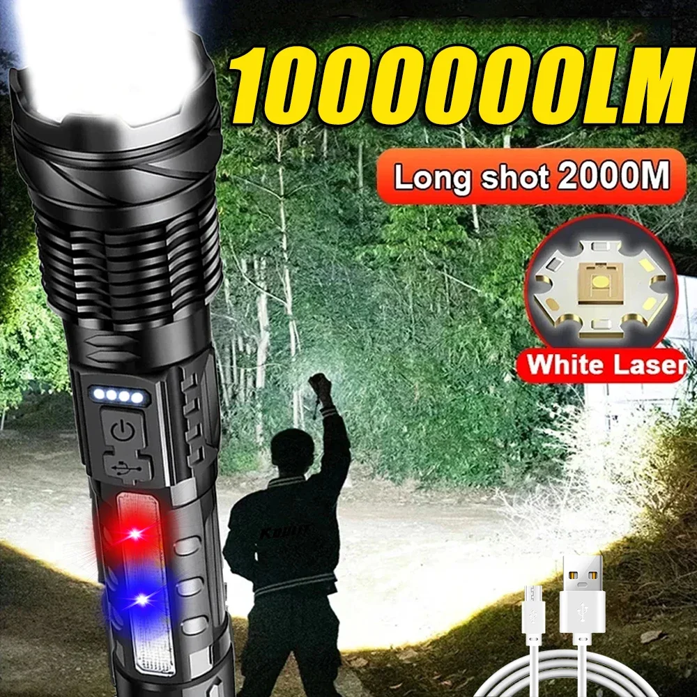 Powerful LED Flashlight Rechar - Outdoor Power For Lights บทวิจารณ์และราคา