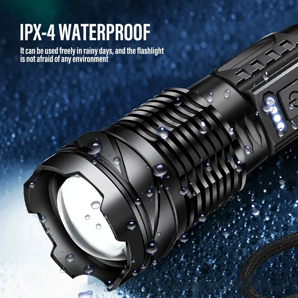Powerful LED Flashlight Rechar - Outdoor Power For Lights บทวิจารณ์และราคา