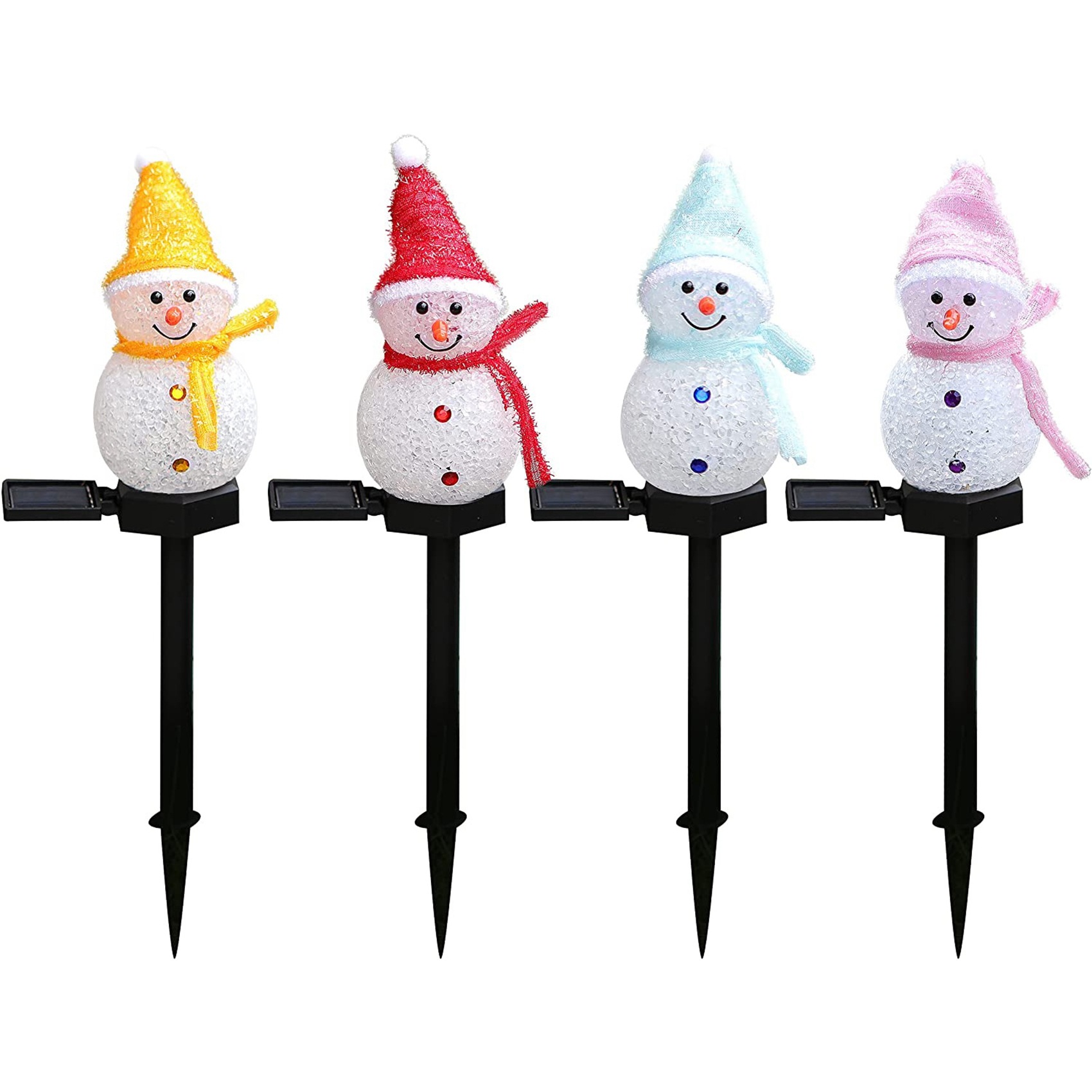 PZHI-Snowman Solar Lights Chri - Outdoor Solar Power Xmas Lights บทวิจารณ์และราคา