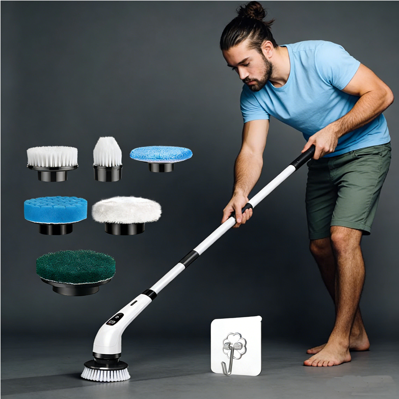 Cordless Household Spin Scrubb - Outdoor Power Broom บทวิจารณ์และราคา