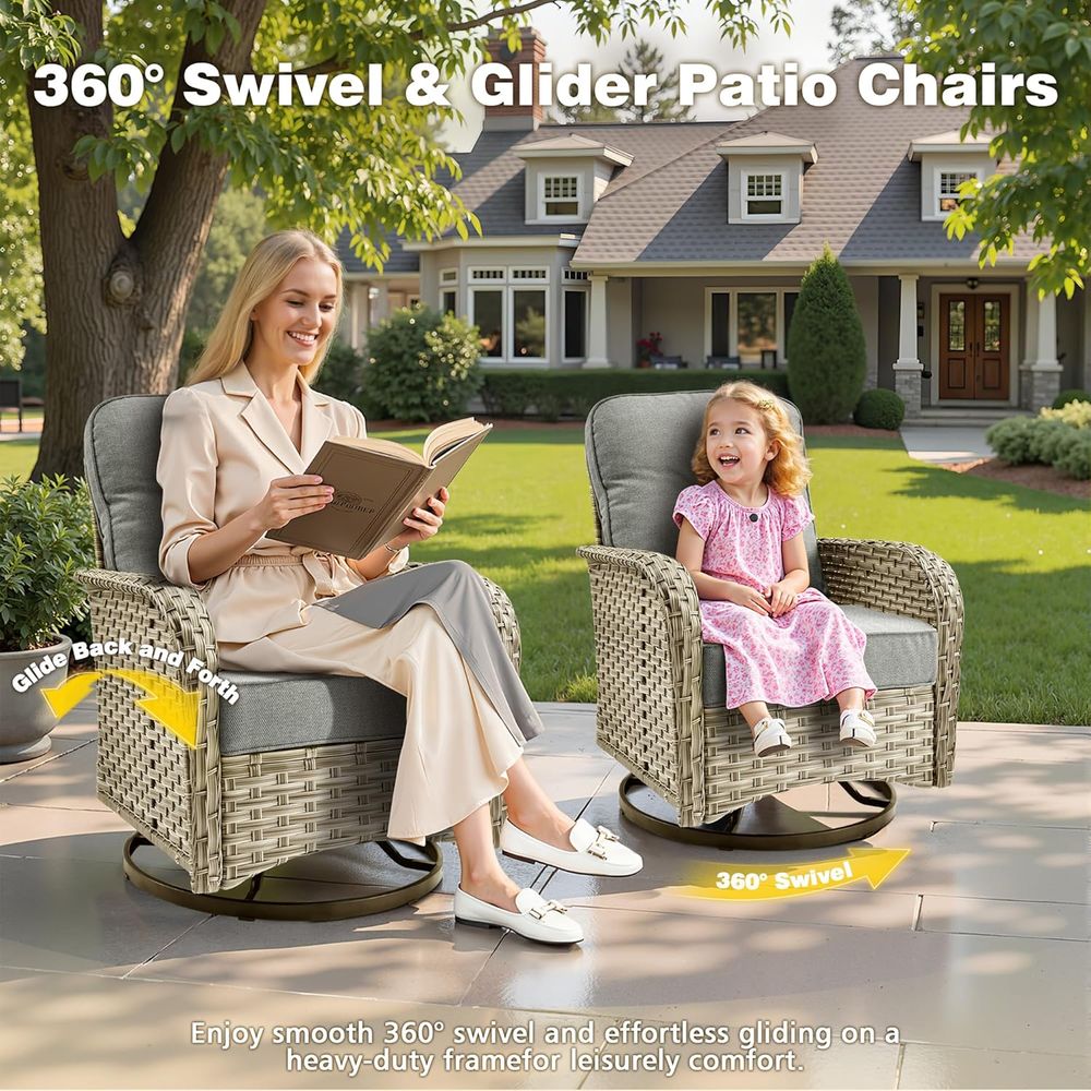 All-Weather Wicker 5-Piece Out - Outdoor Power Lift Chair บทวิจารณ์และราคา