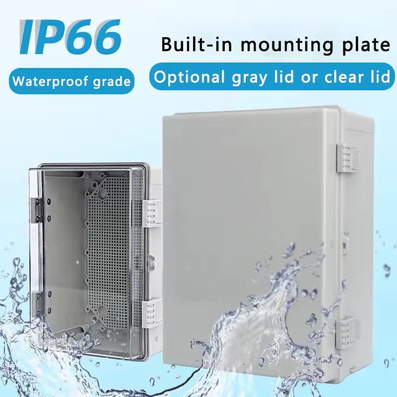IP66 Waterproof Gray/Transpare - Outdoor Power Junction Box บทวิจารณ์และราคา