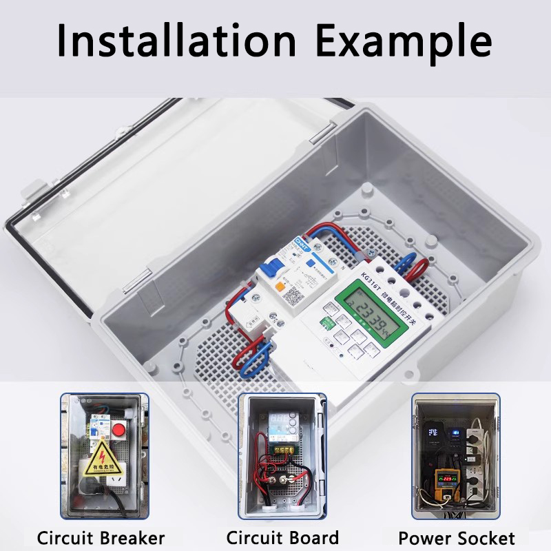 IP66 Waterproof Gray/Transpare - Outdoor Power Junction Box บทวิจารณ์และราคา