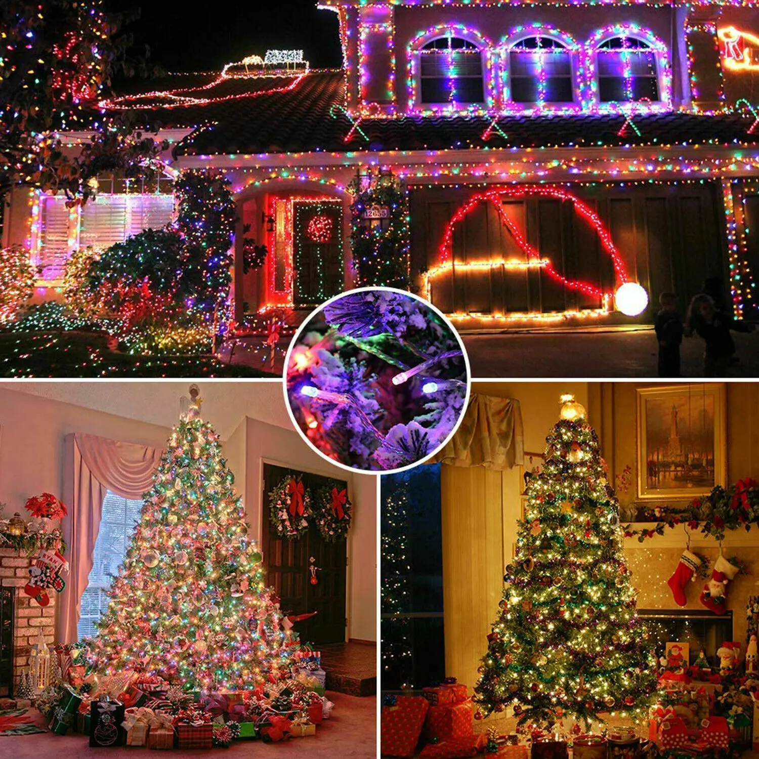 LED Solar String Lights 30/100 - Outdoor Solar Power Xmas Lights บทวิจารณ์และราคา