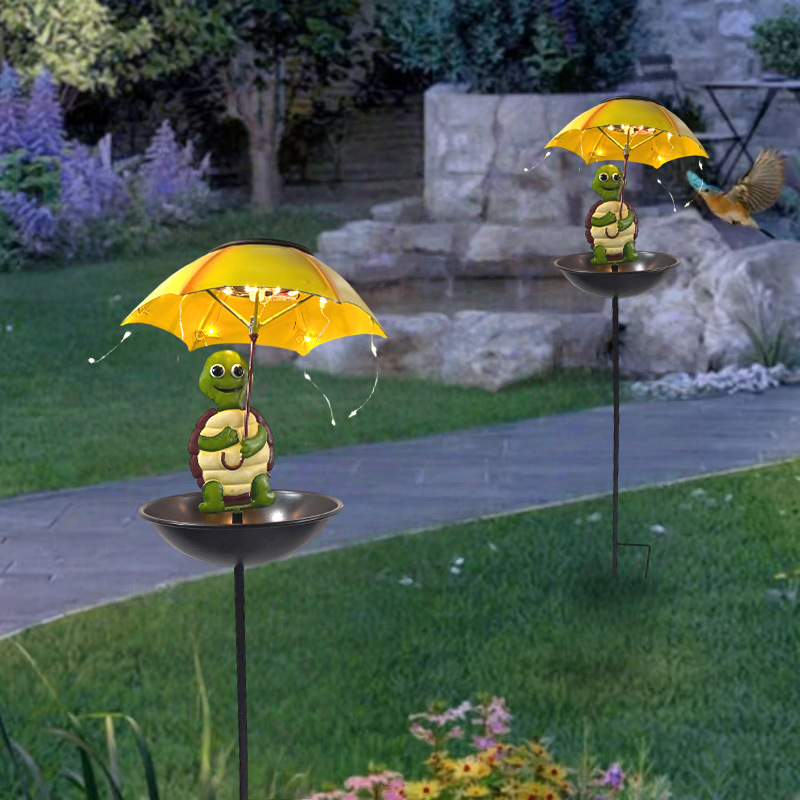 Solar-Powered Bird Feeder Ligh - Outdoor Yard Power Stake บทวิจารณ์และราคา