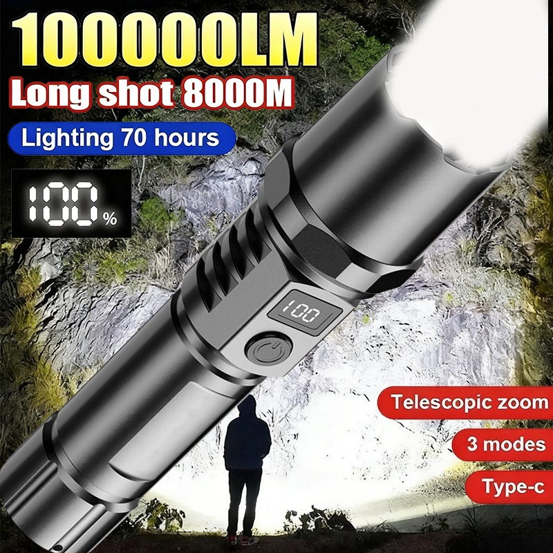 Powerful Led Handheld Flashlig - Outdoor Power For Lights บทวิจารณ์และราคา