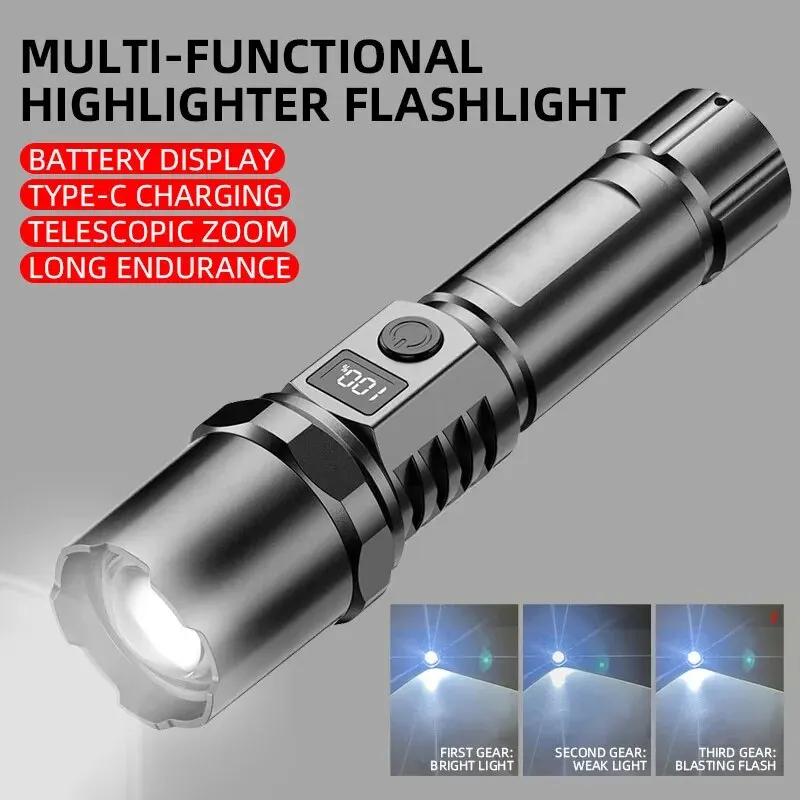 Powerful Led Handheld Flashlig - Outdoor Power For Lights บทวิจารณ์และราคา