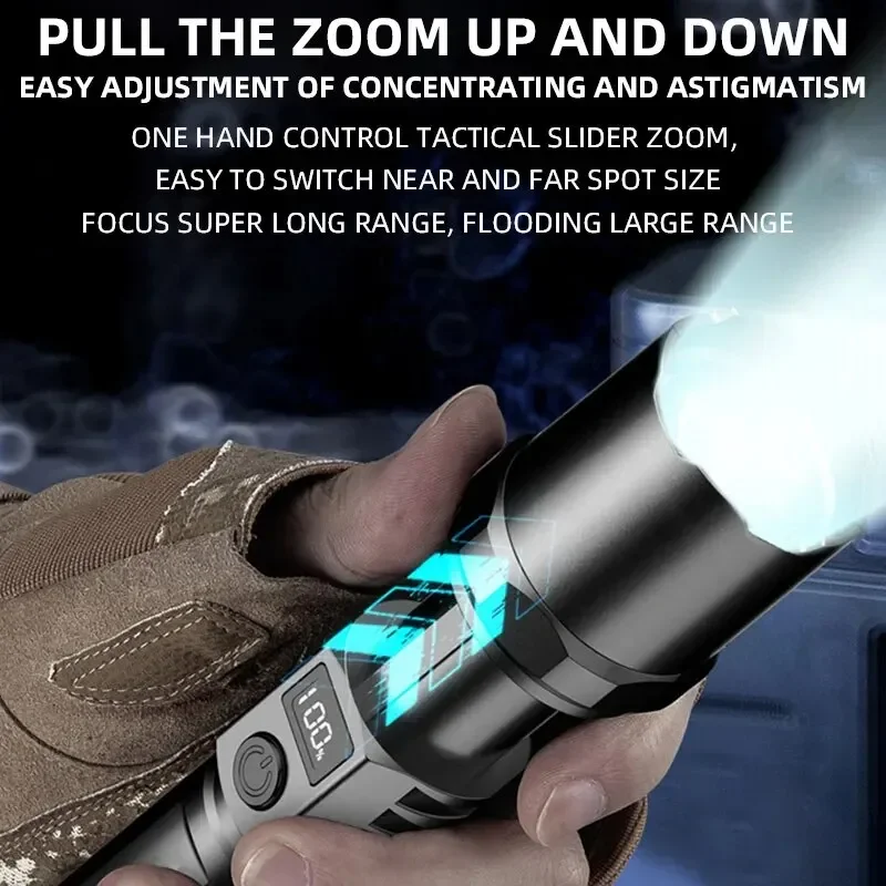 Powerful Led Handheld Flashlig - Outdoor Power For Lights บทวิจารณ์และราคา