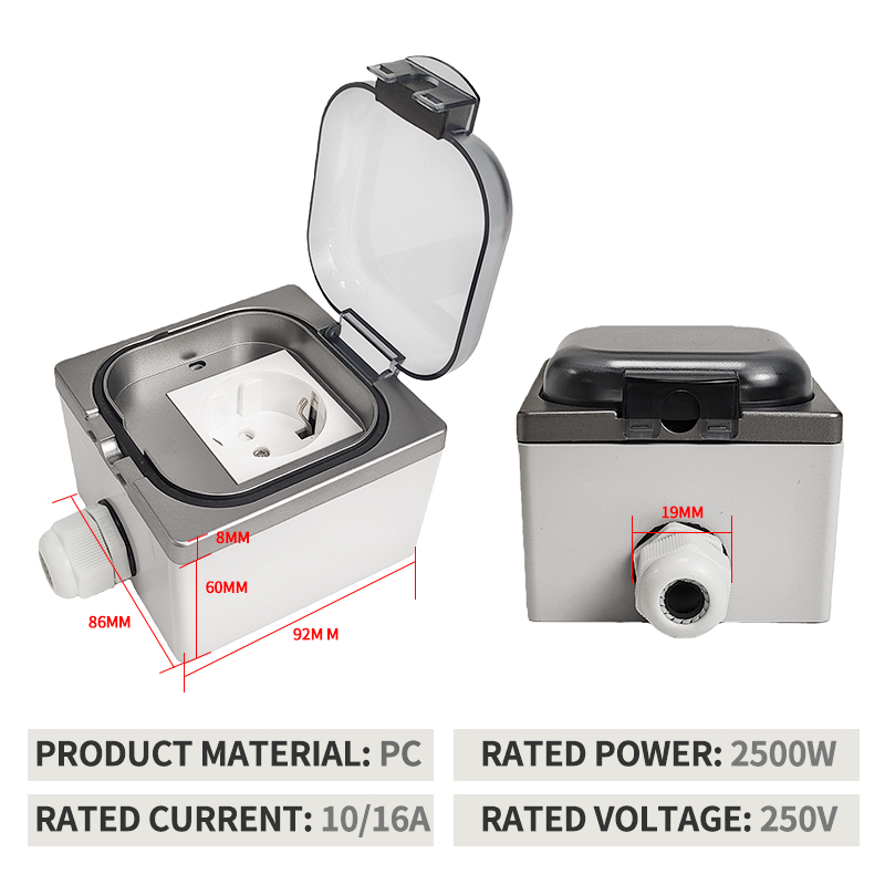 IP65 Waterproof Surface-Mount  - Outdoor Power Adapter บทวิจารณ์และราคา