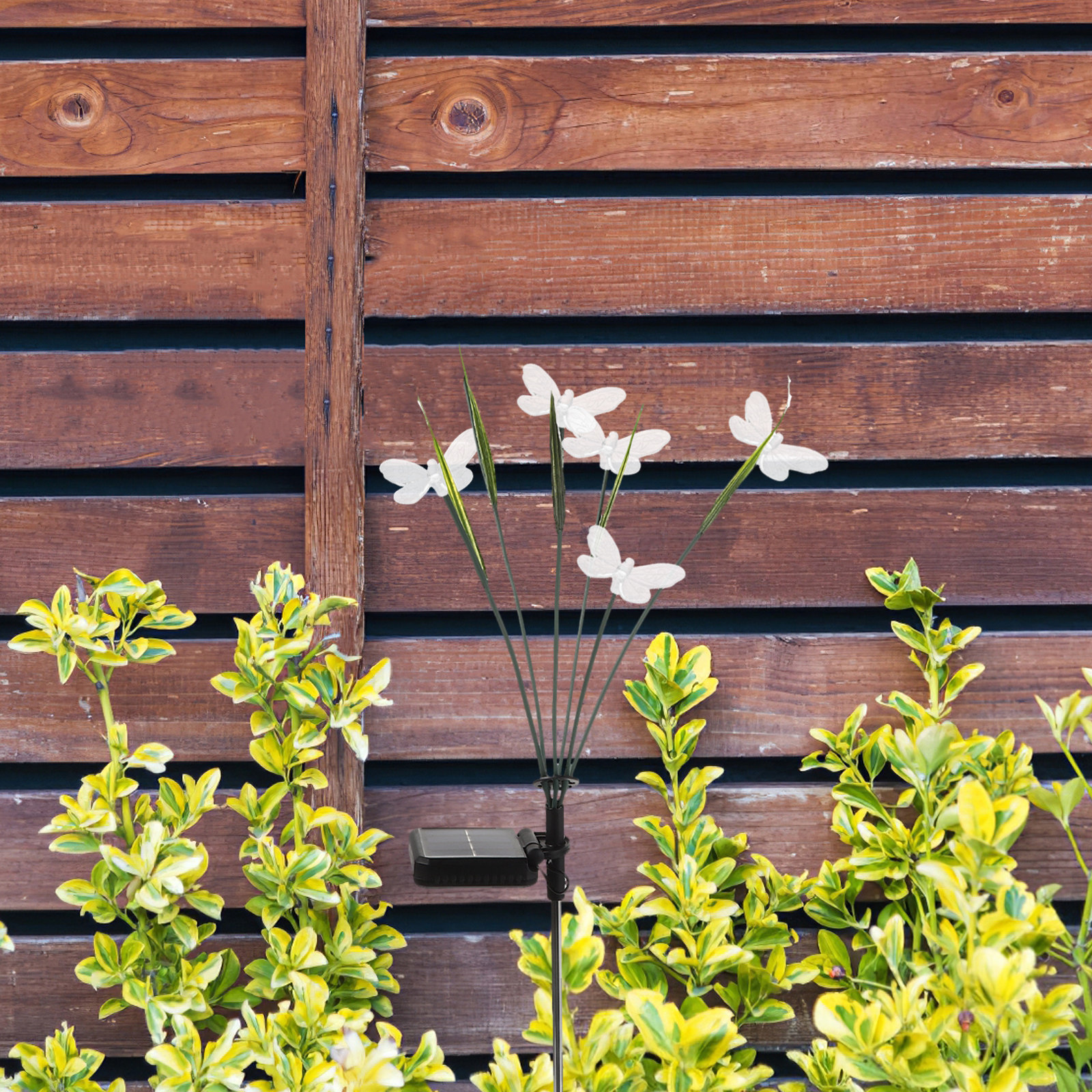 100Pcs Butterfly-Shaped Solar  - Outdoor Yard Power Stake บทวิจารณ์และราคา