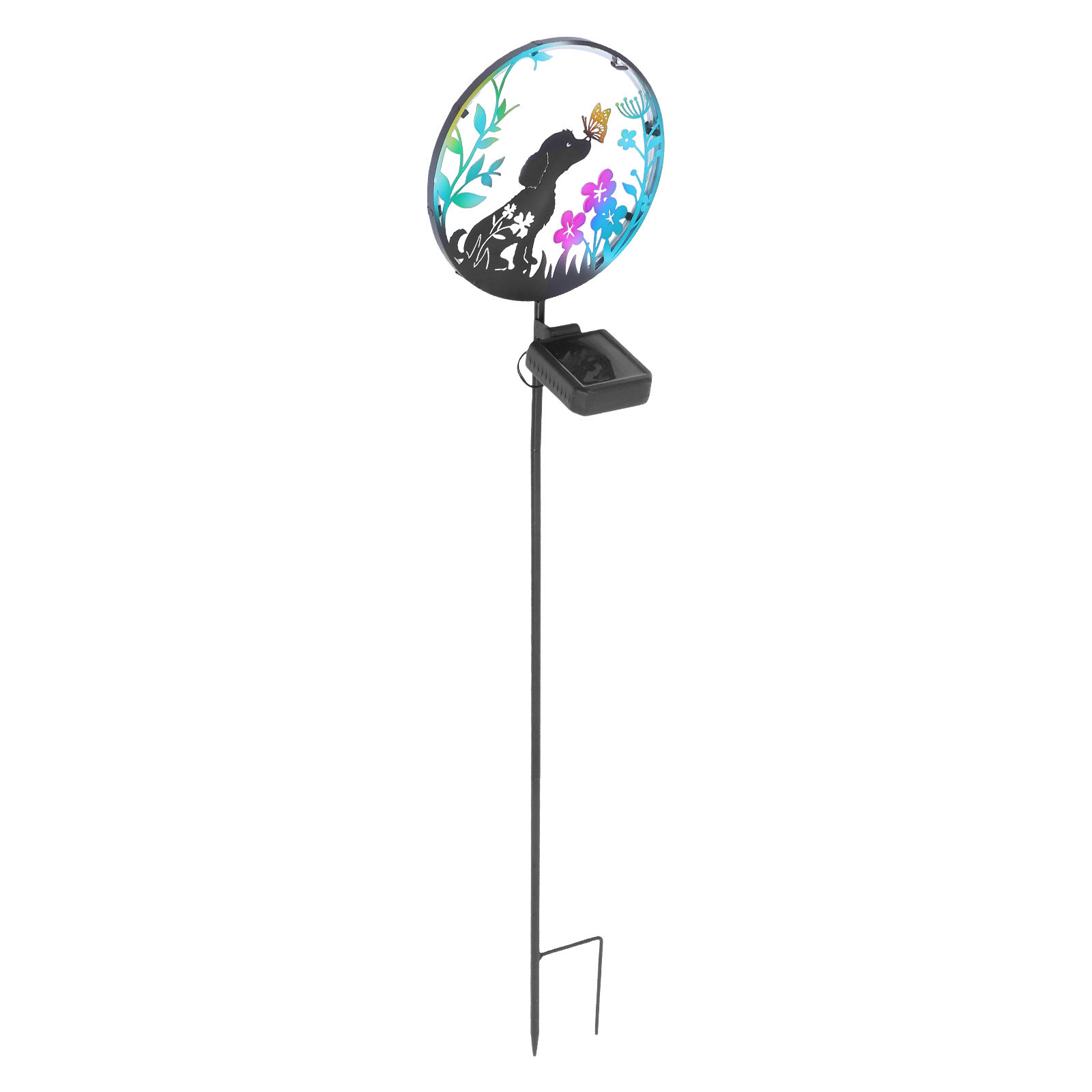 Solar Garden Light Outdoor Dog - Outdoor Yard Power Stake บทวิจารณ์และราคา