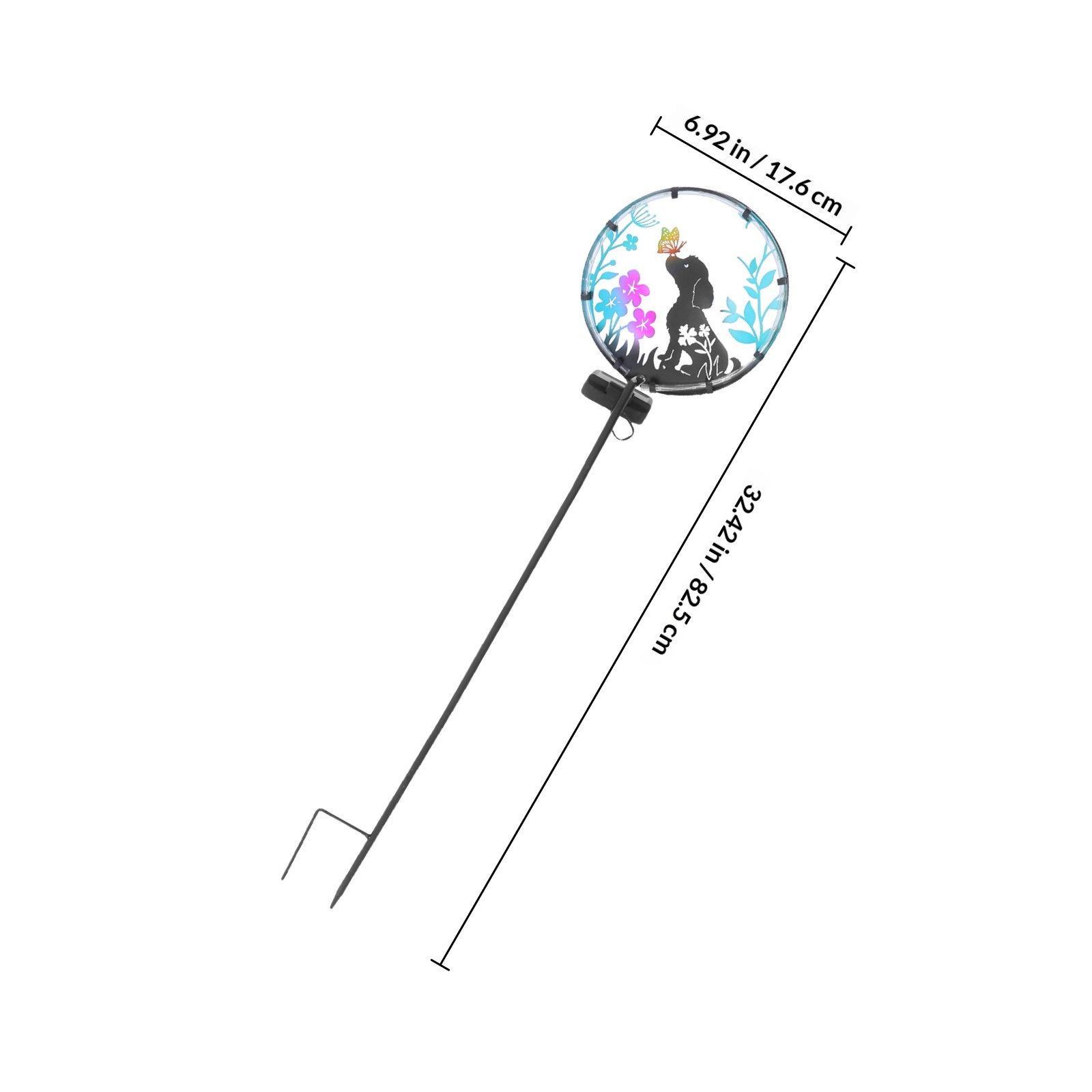 Solar Garden Light Outdoor Dog - Outdoor Yard Power Stake บทวิจารณ์และราคา