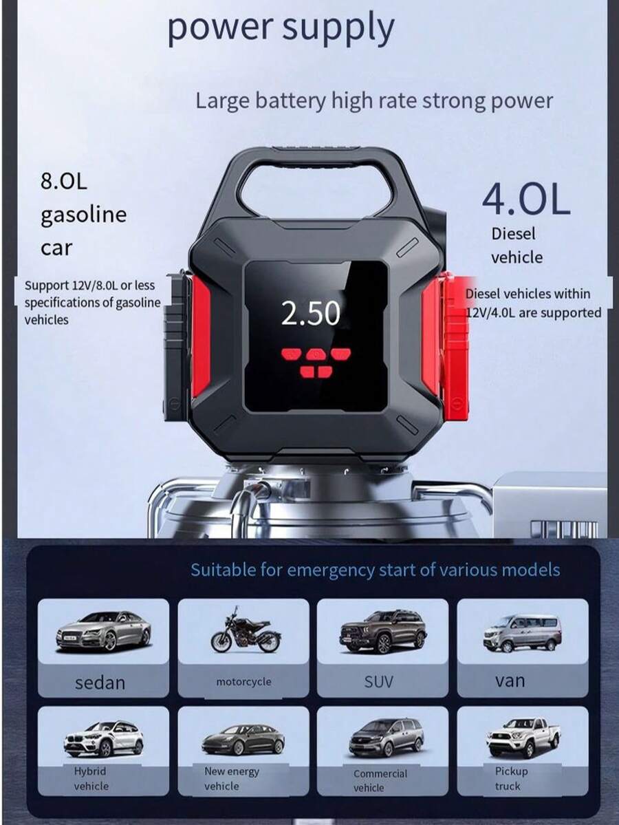Compact 600A Peak 150PSI Dual- - Outdoor Power For Lights บทวิจารณ์และราคา