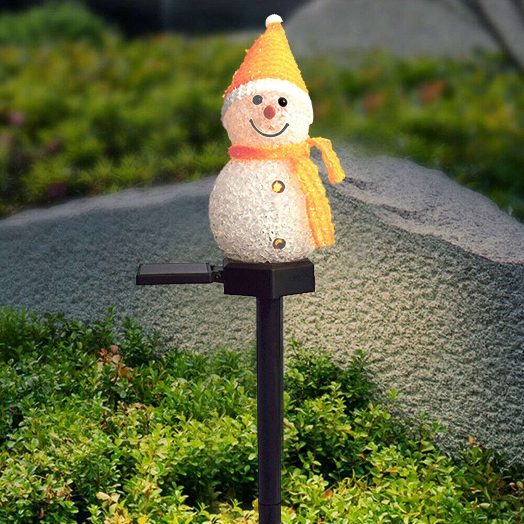 ABAH-Snowman Solar Lights Chri - Outdoor Solar Power Xmas Lights บทวิจารณ์และราคา
