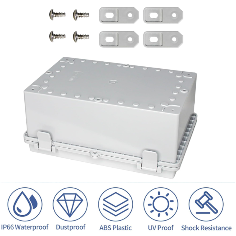 IP66 Waterproof Transparent/Gr - Outdoor Power Junction Box บทวิจารณ์และราคา
