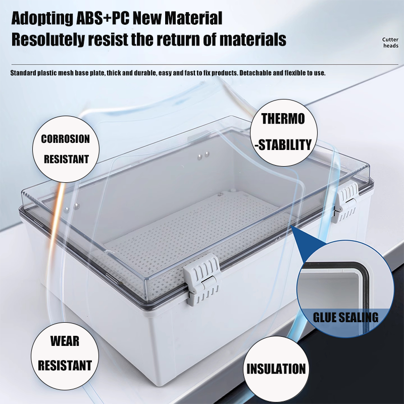 IP66 Waterproof Transparent/Gr - Outdoor Power Junction Box บทวิจารณ์และราคา