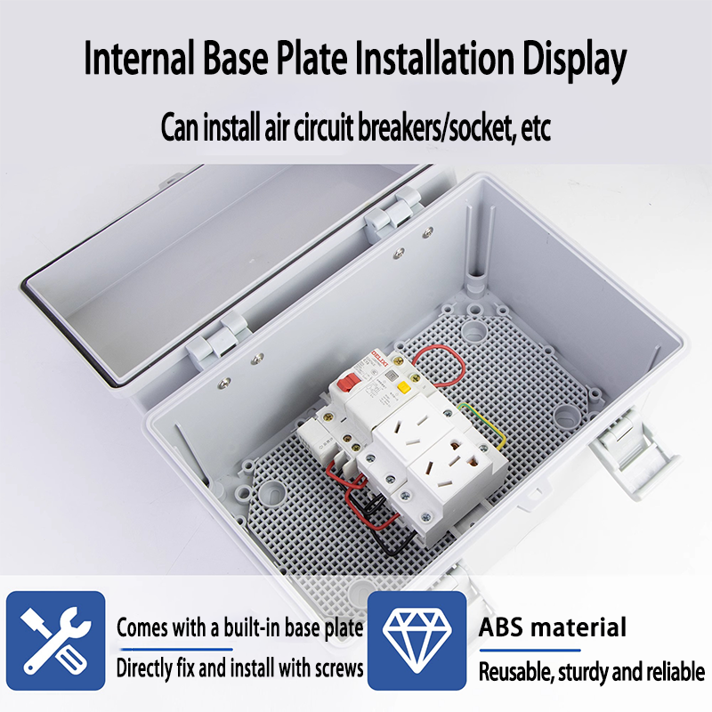 IP66 Waterproof Transparent AB - Outdoor Power Junction Box บทวิจารณ์และราคา