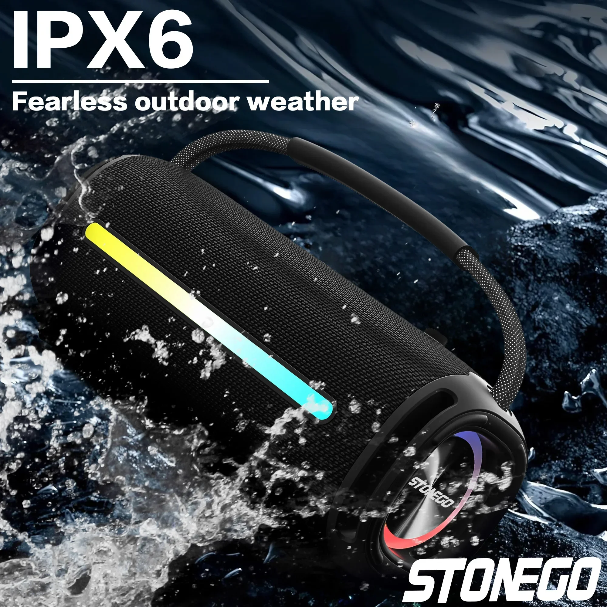 Portable Bluetooth 5.3 Wireles - Quality Outdoor Power บทวิจารณ์และราคา