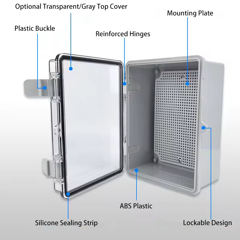 IP66 Waterproof Grey/Transpare - Outdoor Power Junction Box บทวิจารณ์และราคา