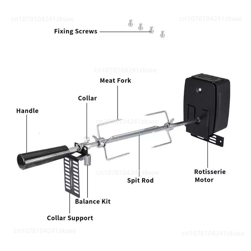 Battery-Powered Electric Rotis - Outdoor Power Grill บทวิจารณ์และราคา