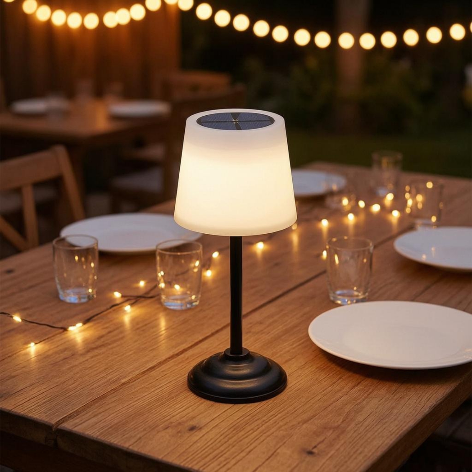 Solar Table Lamp LED Solar Pow - Outdoor Power For Lights บทวิจารณ์และราคา