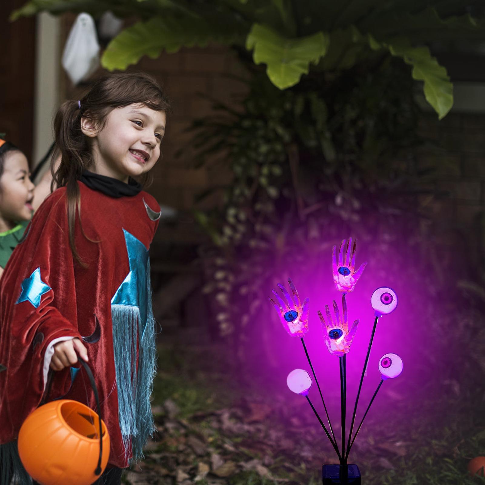 Hand Stake Lights Skeleton Han - Outdoor Yard Power Stake บทวิจารณ์และราคา