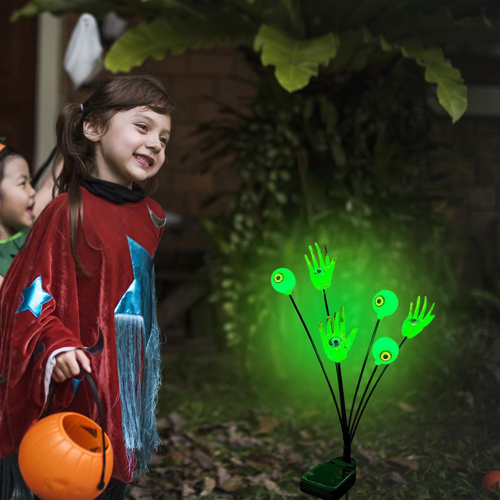 Hand Stake Lights Skeleton Han - Outdoor Yard Power Stake บทวิจารณ์และราคา