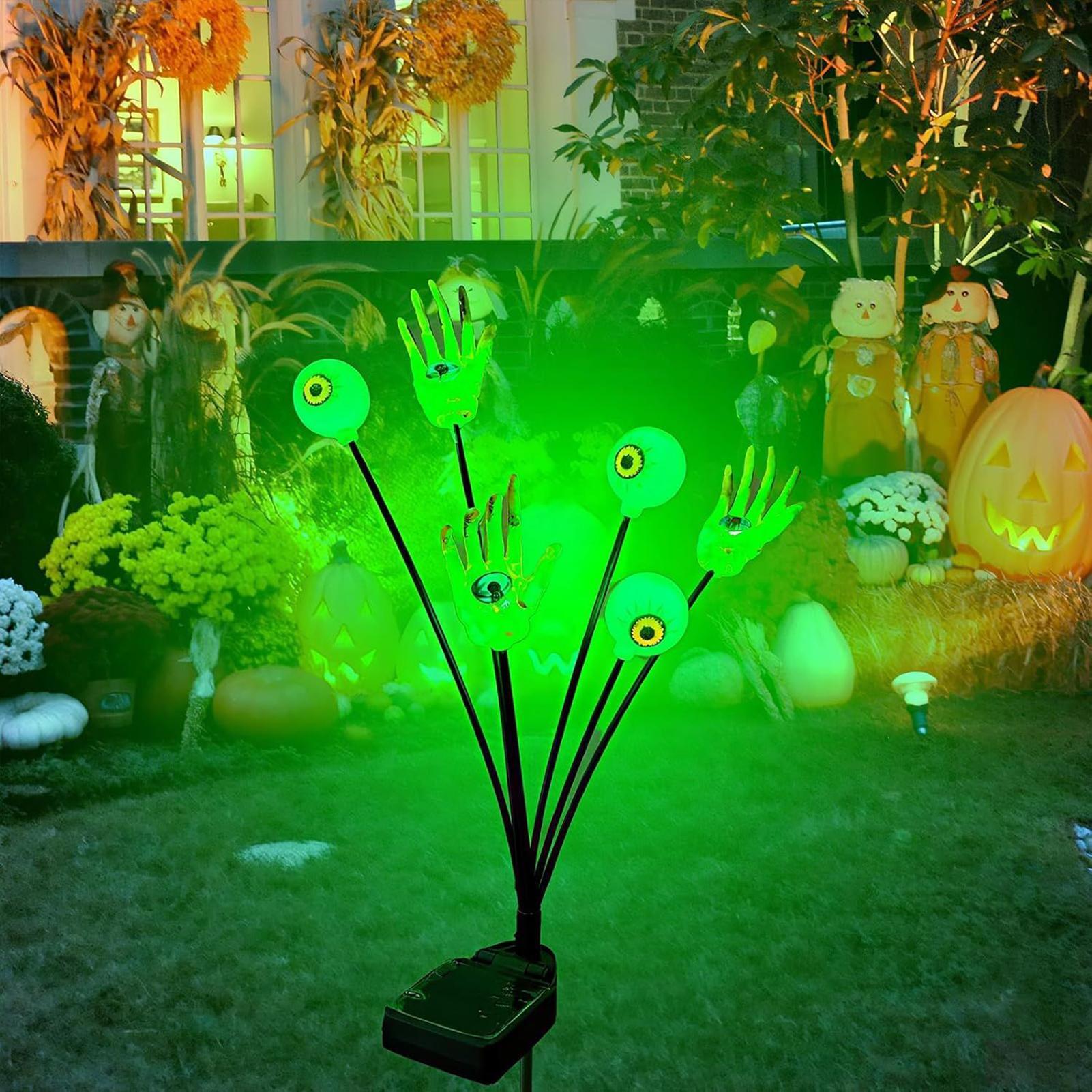 Hand Stake Lights Skeleton Han - Outdoor Yard Power Stake บทวิจารณ์และราคา