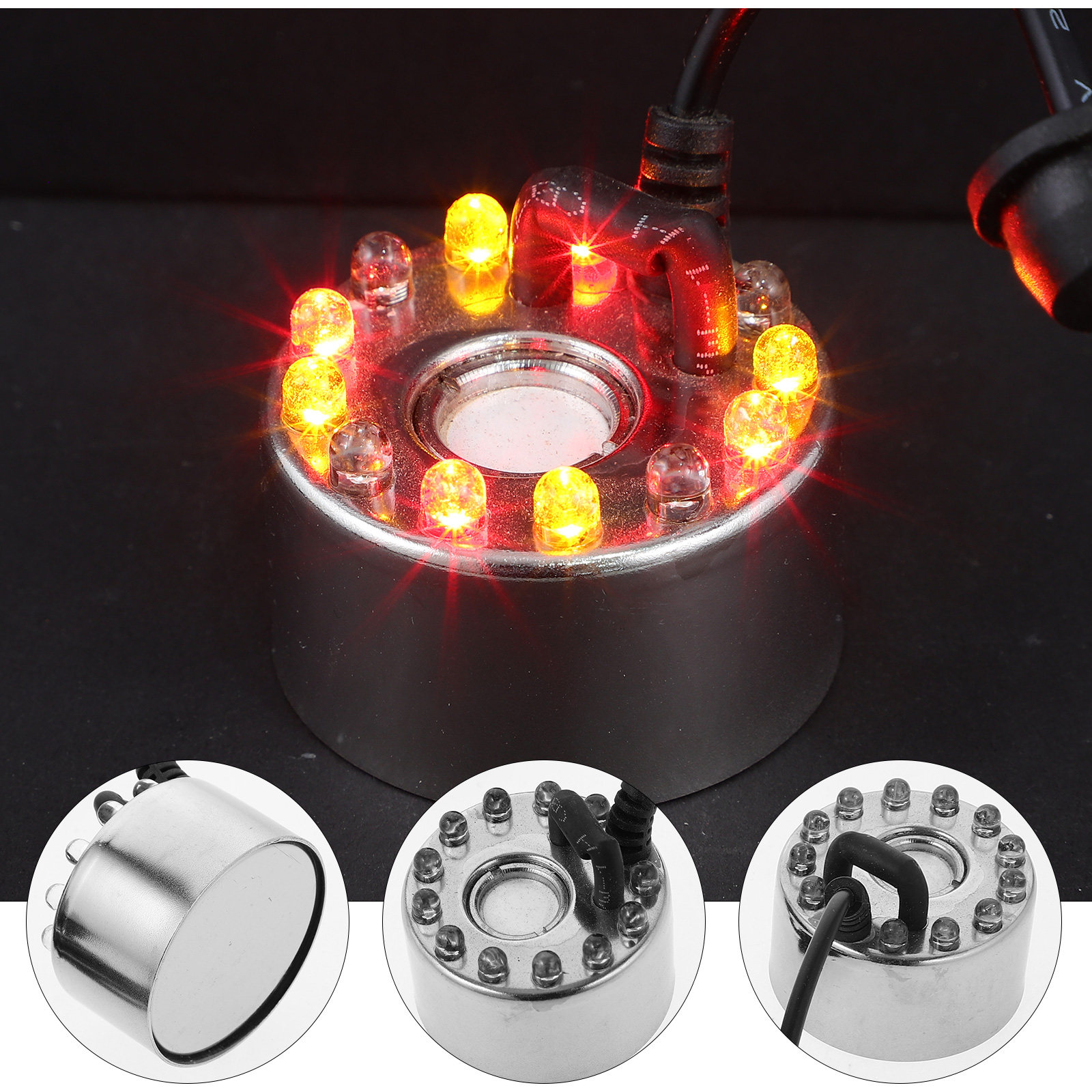 12 LED Colorful Lights 16Mm Ul - Outdoor Power Adapter บทวิจารณ์และราคา