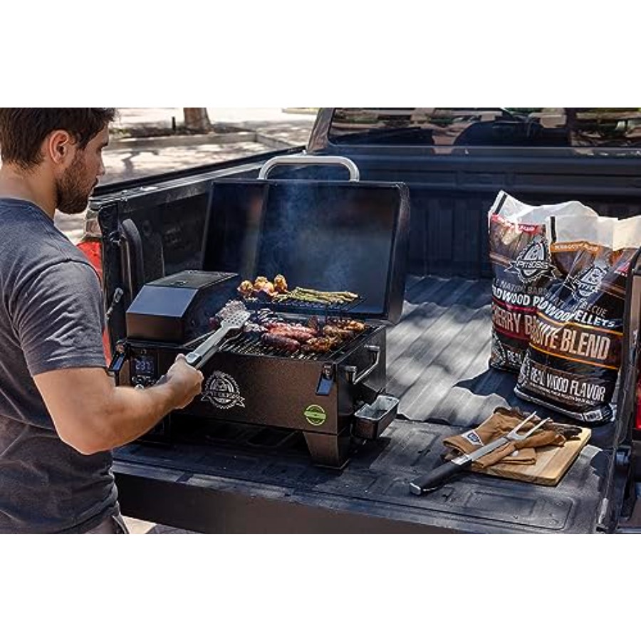 Portable Battery Powered Wood  - Outdoor Power Grill บทวิจารณ์และราคา