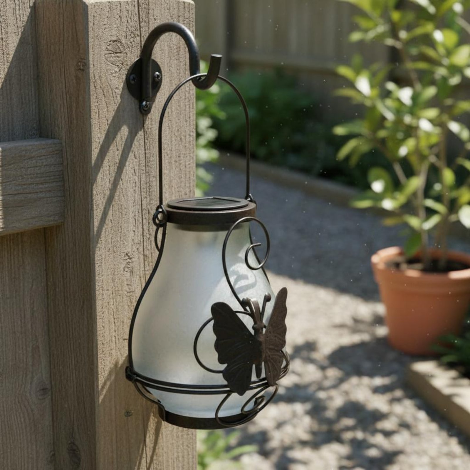 Solar Butterfly Lantern Waterp - Outdoor Power For Lights บทวิจารณ์และราคา