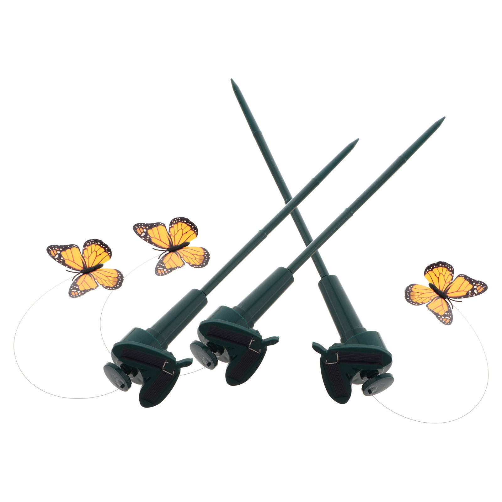 3Pcs Solar Garden Stakes Reali - Outdoor Yard Power Stake บทวิจารณ์และราคา