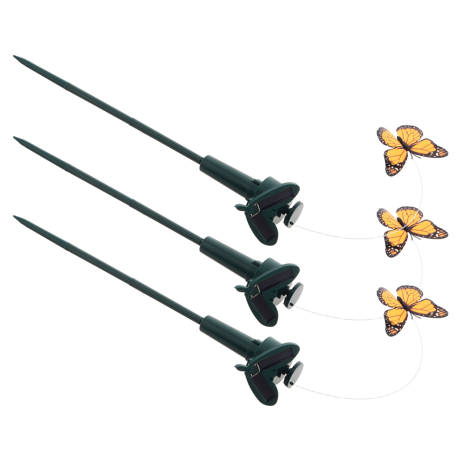 3Pcs Solar Garden Stakes Reali - Outdoor Yard Power Stake บทวิจารณ์และราคา