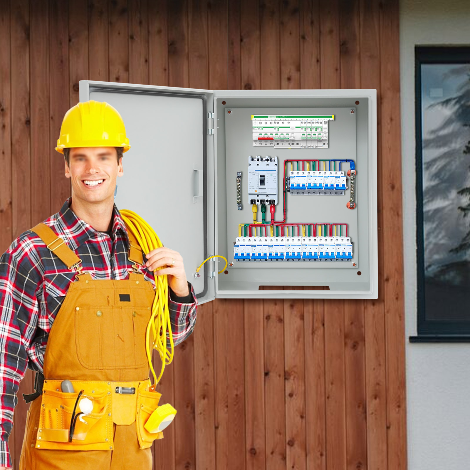 Lockable Outdoor Electrical Bo - Outdoor Power Junction Box บทวิจารณ์และราคา