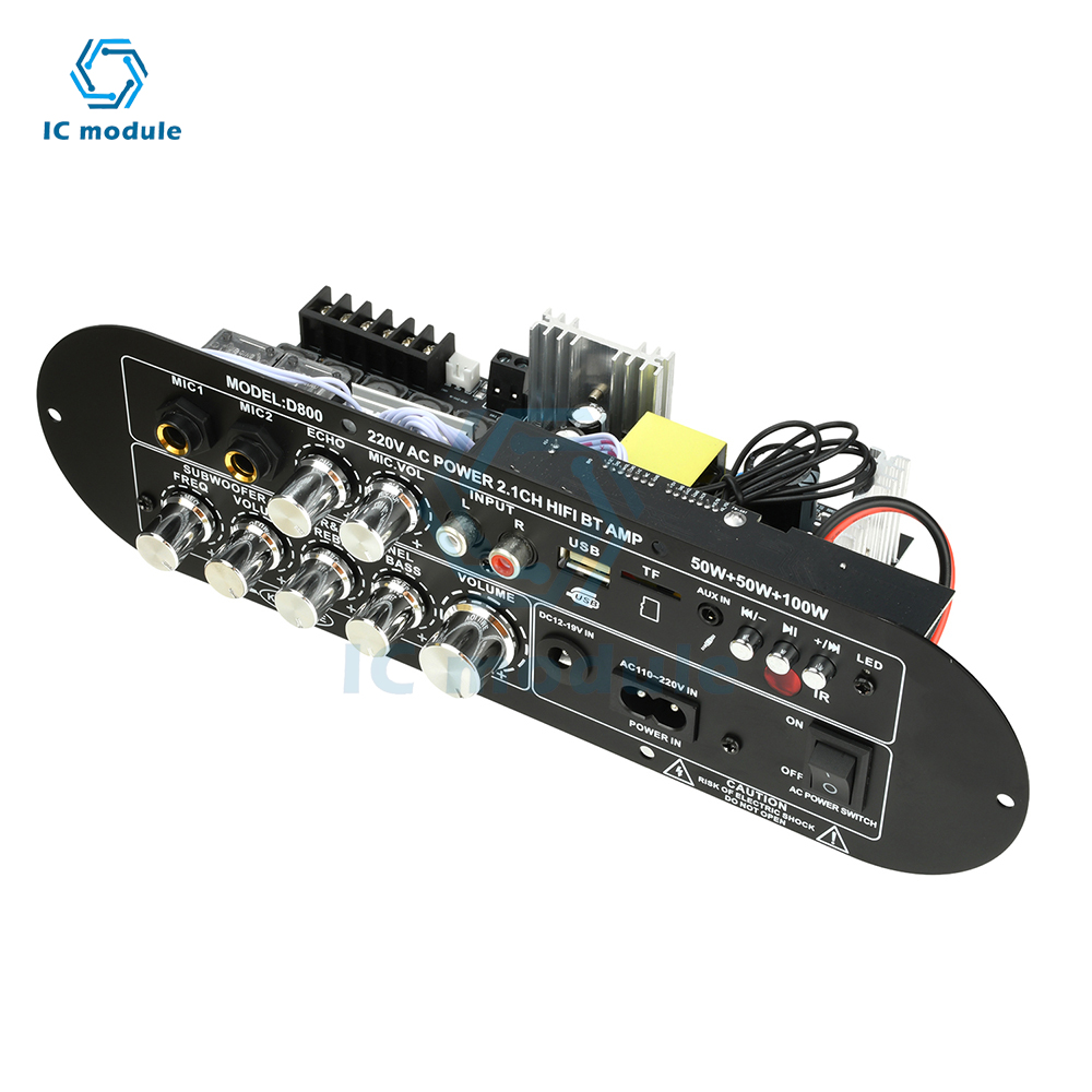 DC12-19V/AC110-220V D800 Bluet - Outdoor Power Amplifier บทวิจารณ์และราคา