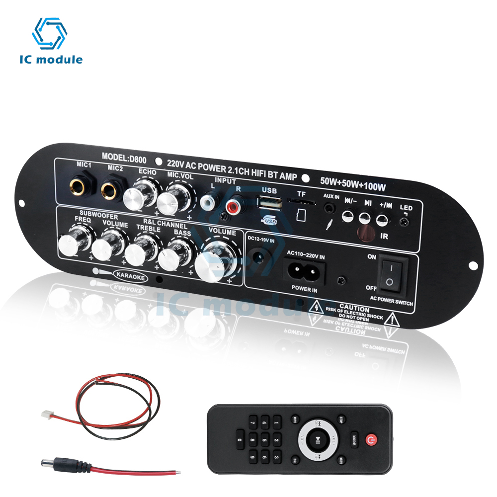DC12-19V/AC110-220V D800 Bluet - Outdoor Power Amplifier บทวิจารณ์และราคา
