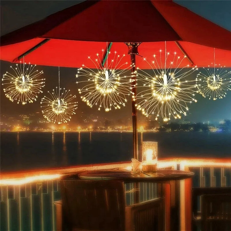 Solar Lamp Starburst String Li - Outdoor Solar Power Xmas Lights บทวิจารณ์และราคา